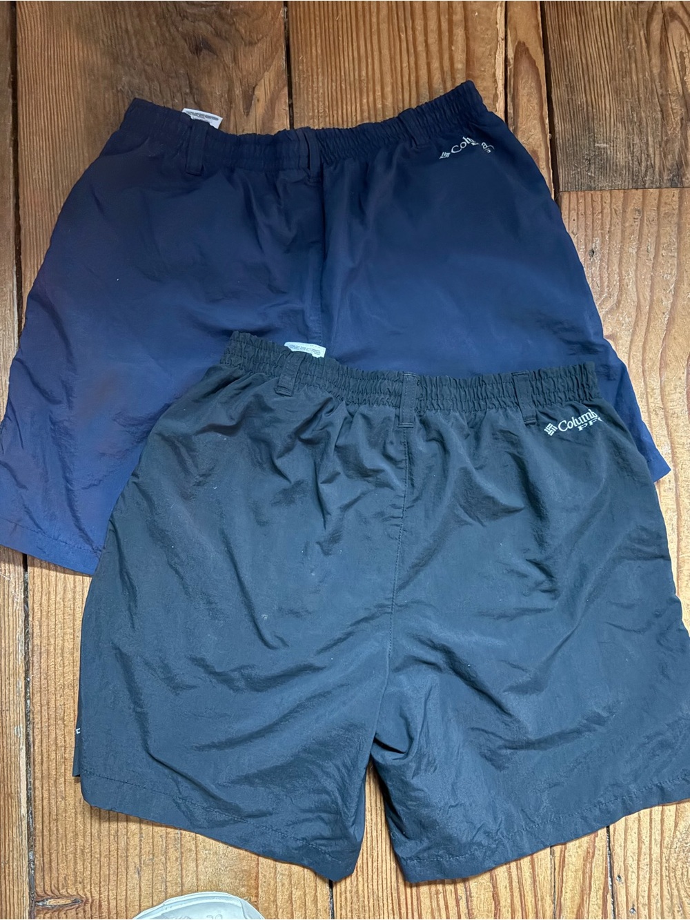 Columbia Men's Athletic Shorts — Navy & Black